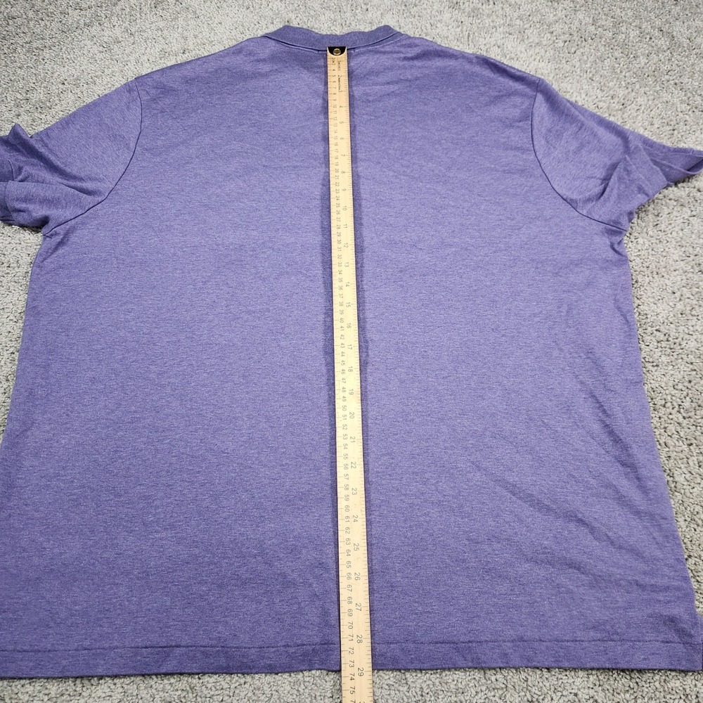 Polo Ralph Lauren Shirt Mens 2XL XXL Purple Classic Fit Prppy Old Money Stretch - Picture 9 of 11